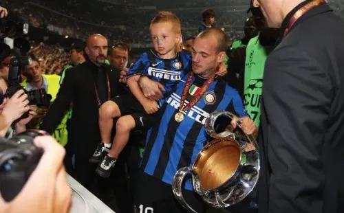 Sneijder ganó la Champions League 2010 con el Inter de Milán