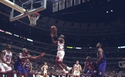 Michael Jordan en los Bulls (Getty Images)
