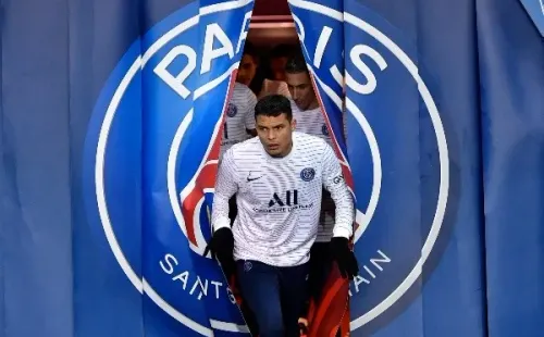 Thiago Silva, el capitán del PSG que no continua en el club (Getty Images)