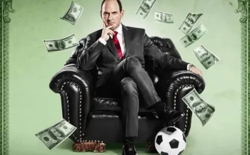 Andrés Parra como Sergio Jadue, en “El Presidente”, de Amazon Prime Video.