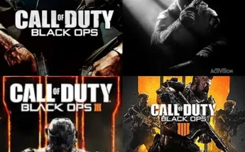 Son cuatro videojuegos de Call of Duty bajo el nombrede Black Ops.