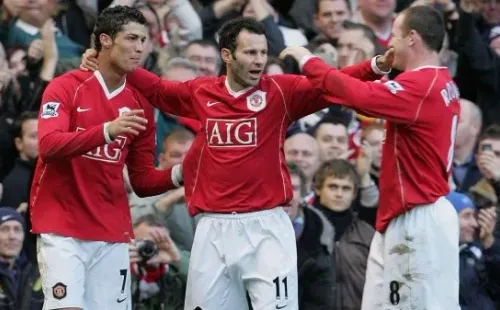 Ryan Giggs criticó la dieta de Cristiano Ronaldo mientras eran compañeros en Manchester United, pero el portugués le respondió en cancha marcando tres goles para los diablos rojos