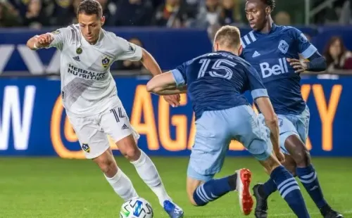 Javier “Chicharito” Hernández llegó para ocupar el lugar que dejó Zlatan Ibrahimovic en Los Angeles Galaxy. Foto: Getty Images