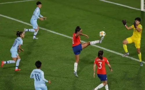 Chile contra Tailandia en el Mundial Femenino.