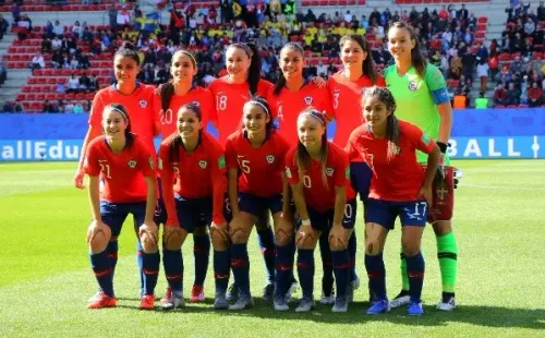El once de Chile en el debut contra Suecia en el Mundial Femenino.