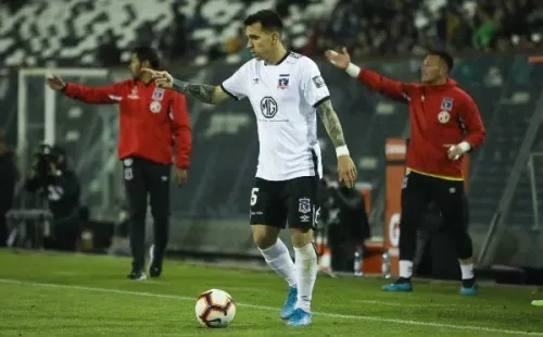 Pablo Mouche pidió por el pronto regreso a las prácticas en Colo Colo. Foto: Agencia Uno