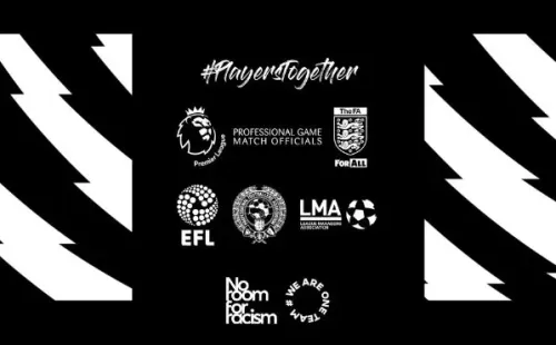 Todas las organizaciones que conforman la Premier League acordaron mostrar su apoyo a la lucha contra el racismo.