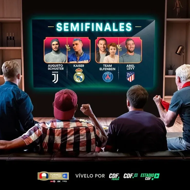 Augusto Schuster, Kaiser, Julián Elfenbein o Ariel Levy, uno de ellos será el campeón del Torneo eSports Celebrity en CDF.