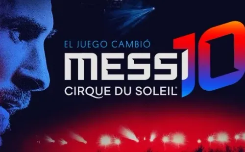 Una de las imágenes promocionales de “Messi 10”, el espectáculo de Cirque Du Soleil inspirado por el delantero del Barcelona.