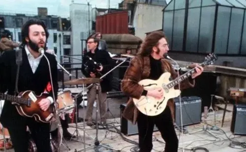 El icónico concierto en la azotea de The Beatles.