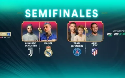 Los cuatro semifinalistas se enfrentarán este fin de semana para conocer a quiénes irán por el ansiado campeonato virtual. (Foto: CDF)