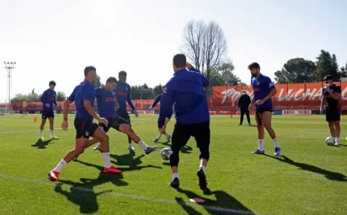 Los entrenamientos del Atleti ya se realizan con normalidad pensando en su redebut en La Liga, donde aun tienen bastante por lo que pelear en las 11 fechas que restan. (Foto: Getty)