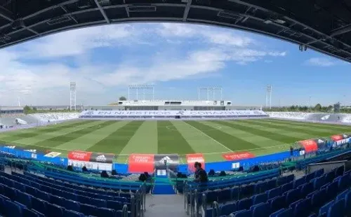 Así luce “la canchita” del Real Madrid.