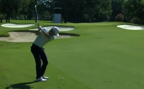 El golfista chileno Joaquín Niemann.