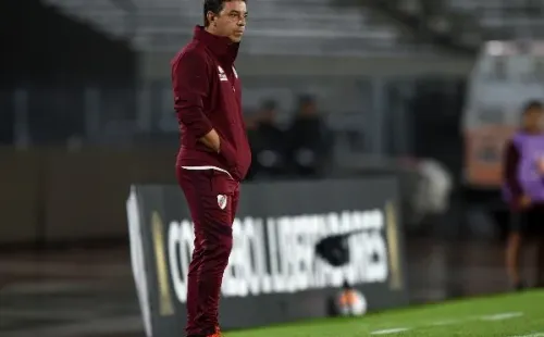 Marcelo Gallardo en la banca de River Plate (Getty Images)