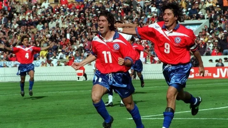 Marcelo Salas e Iván Zamorano sumaron 71 goles para la selección chilena (Getty Images)