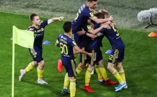 La celebración del equipo juvenil de Rostov al marcar el único gol del partido. (FOTO: Getty Images)