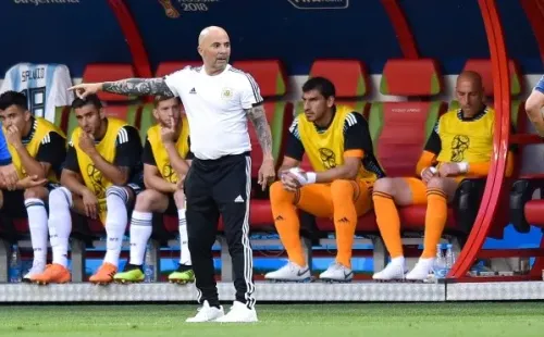 Jorge Sampaoli en el Mundial de Rusia 2018 (Getty Images)