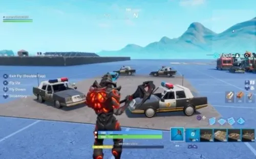 Coches de polícia que ya no están en Fortnite