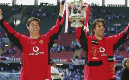 Van Nistelrooy no lo pasó bien con la presencia de Cristiano Ronaldo en Manchester United, y la guerra de egos los mantenía en constantes peleas.