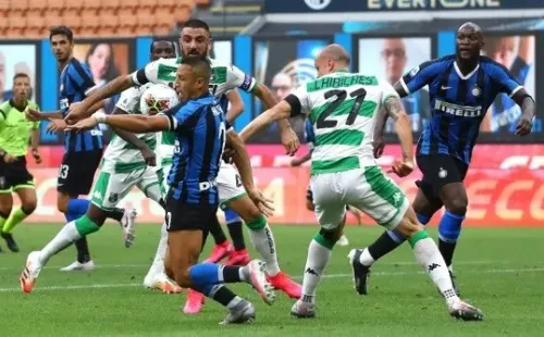 Alexis Sánchez jugó hasta el minuto 62 en el empate 3-3 de Inter ante Sassuolo (Inter)