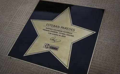 La ANFP tiene una estrella en el paseo de la fama con el recuerdo de Paredes