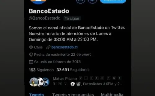 Hackeo a la cuenta de Matías Zaldivia
