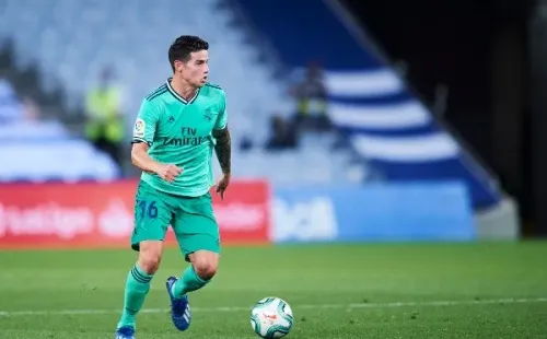 James ante el Mallorca (Getty Images)