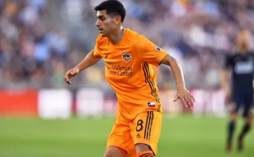 José Bizama en el Houston Dynamo