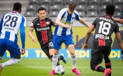 El chileno no pudo ante el Hertha la semana pasada, duelo en el que salio algo lesionado. (Foto: Getty)