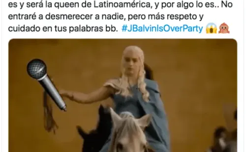 El tuit de Denise Rosenthal con un gif de Daenerys, una de los personajes femeninos de “Game of Thrones”.