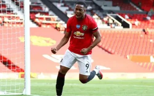 Figura fue Anthony Martial en el último partido del Manchester, en el que marcó 3 goles en total. (Foto: Getty)