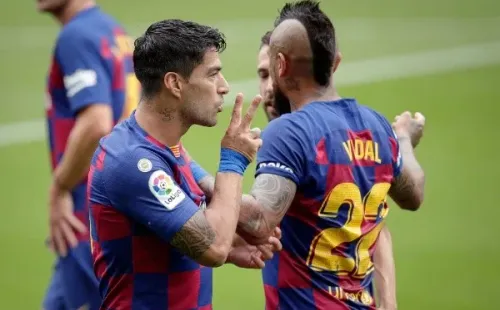 Vidal y Suárez ante Celta.