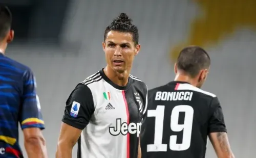 Cristiano Ronaldo ante el Lecce (Getty Images)
