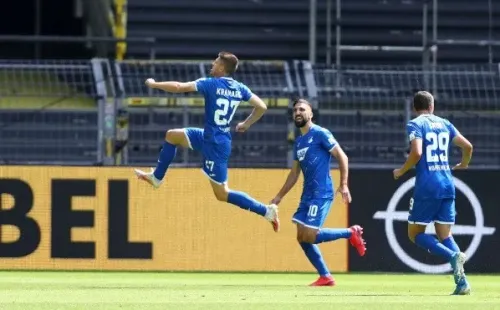 Andrej Kramaric fue la gran figura anotando los cuatro goles del Hoffenheim ante el Borussia Dortmund. Foto: Getty Images