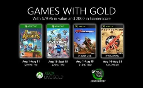 Estos juegos estarán de forma gratuita para los suscritos a Gold en Xbox.