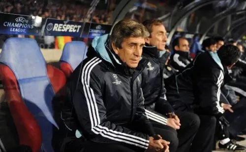 Pellegrini en el Real Madrid (Getty Images)