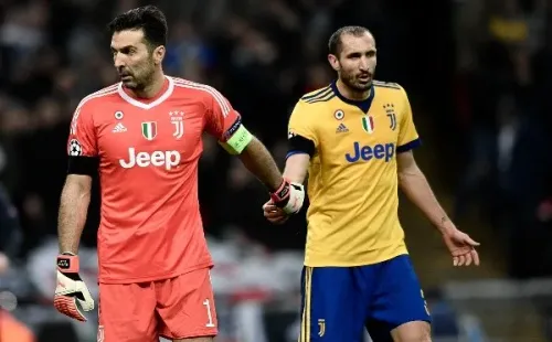 Buffon junto a Chiellini (Getty Images)