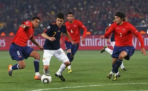 En Sudáfrica Chile perdió por 1-2 ante España, situación que los llevó a terminar segundo y enfrentar en octavos a Brasil.