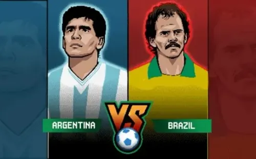 Argentina con Brasil se vieron las caras en los octavos de final del Mundial.