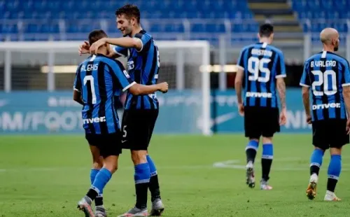 Alexis, el jugador del Inter-Brescia.