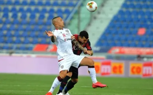 Gary Medel fue titular en la igualdad de Bologna ante Cagliari. (FOTO: Getty Images)
