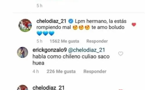 La segunda respuesta de Marcelo Díaz es todo menos glamorosa
