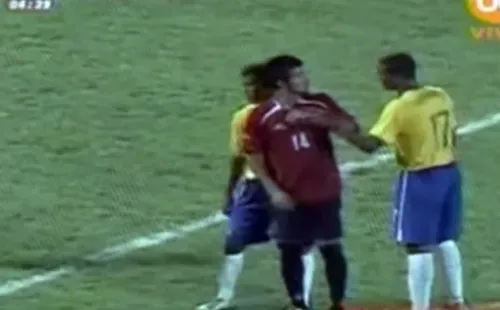 A Vidal lo molestan los brasileños justo antes del remate