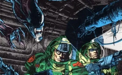 Primera portada de los cómics de “Alien”, en Dark Horse.
