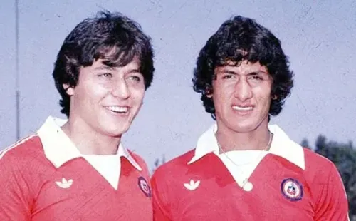 Juan Carlos Letelier junto a Patricio Yáñez en la Selección Chilena. (FOTO: Archivo)