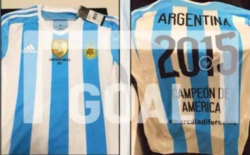 La camiseta de Argentina que circuló mientras Chile celebraba el primer título continental de su historia (Goal)
