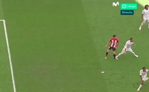 Pisotón de Ramos a García dentro del área del Real Madrid que no fue sancionado