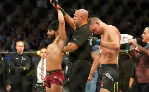 Jorge Masvidal viene de un tremendo 2019, donde en su último combate derrotó por TKO a Nate Díaz. Foto: Getty Images