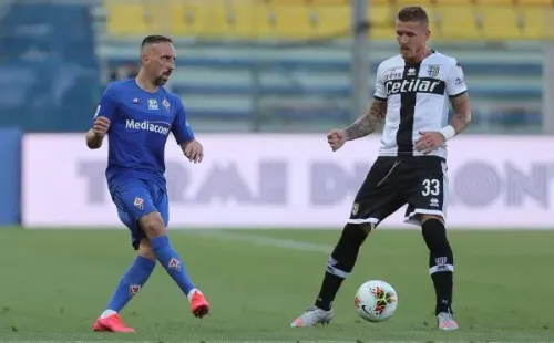Franck Ribery ante el Parma Calcio (Getty Images)